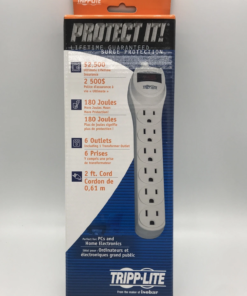Regleta Tripp Lite 6 Tomacorrientes Protector Contra Sobretensiones